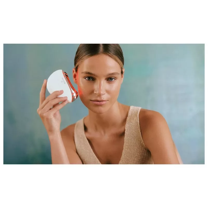 Garett Beauty Glow Stone White – Elektrinis veido masažuoklis su šiluma ir vibracija