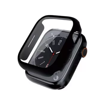 Crong Hybrid Watch Case, skirtas Apple Watch 44mm (juodas)