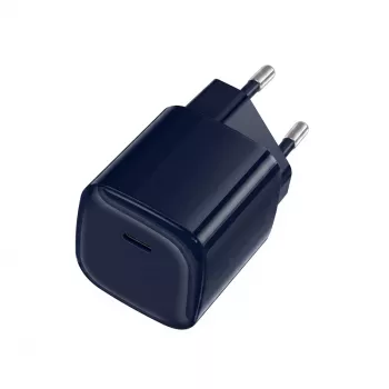 Crong NEO GaN 40W USB-C PD 3.2 sieninis įkroviklis su AVS - tamsiai mėlynas