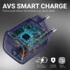 Crong NEO GaN 40W USB-C PD 3.2 sieninis įkroviklis su AVS - tamsiai mėlynas