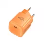 Crong NEO GaN 40W USB-C PD 3.2 su AVS įkroviklis (oranžinis)