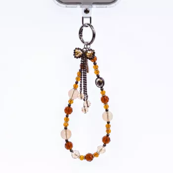 Crong Phone Charm Lanyard - Auksinis lankelis