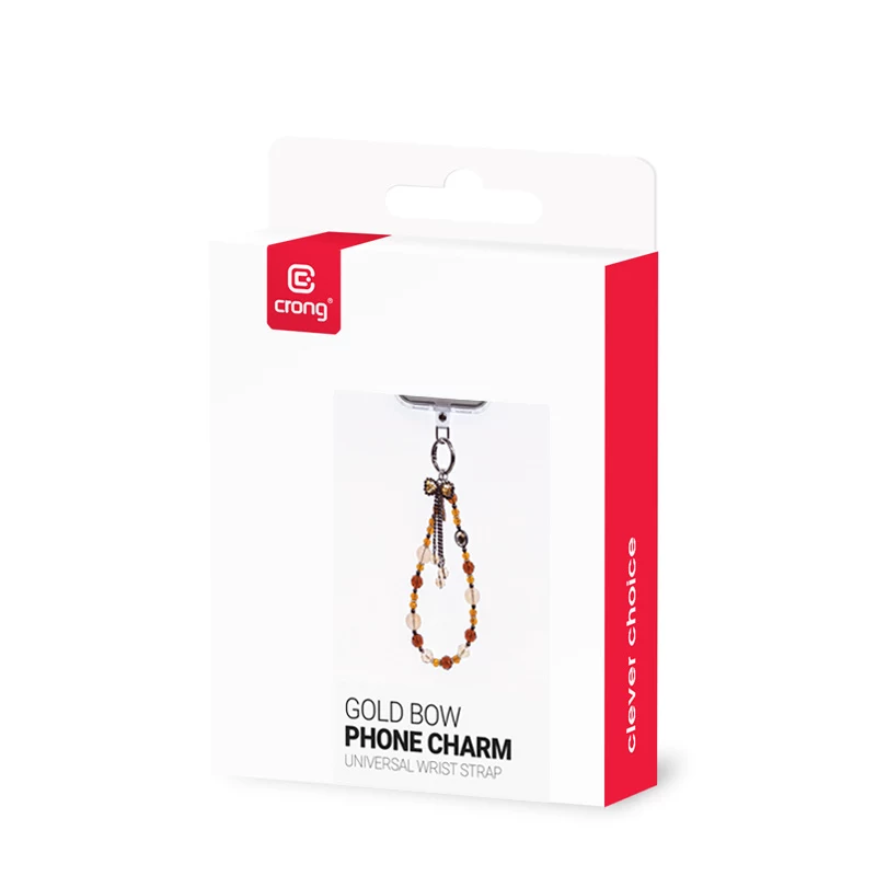 Crong Phone Charm Lanyard - Auksinis lankelis