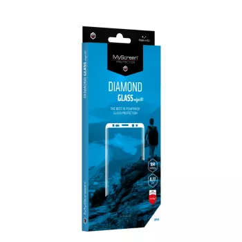 MS Diamond Glass Edge 3D ekrano apsauginis stiklas, skirtas Oppo Reno12 5G - juodas
