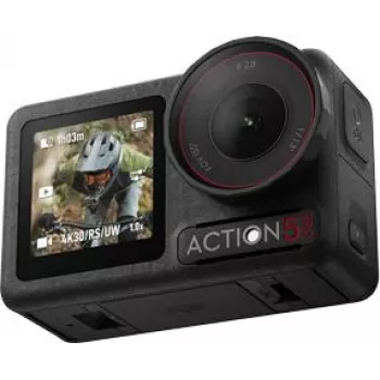DJI Osmo Action 5 Pro Essential Combo 4K veiksmo kamera juoda