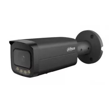 DAHUA IPC-HFW5559T-ASE-IL-0280B-BLACK 5MP lauko kulkos formos IP kamera su AI, 60m IR, IP67, IK10, PoE