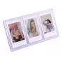 LOVEINSTANT stovimas trigubas nuotraukų rėmelis Instax Mini ir Zink 2x3 colių nuotraukoms – violetinis