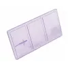 LOVEINSTANT stovimas trigubas nuotraukų rėmelis Instax Mini ir Zink 2x3 colių nuotraukoms – violetinis