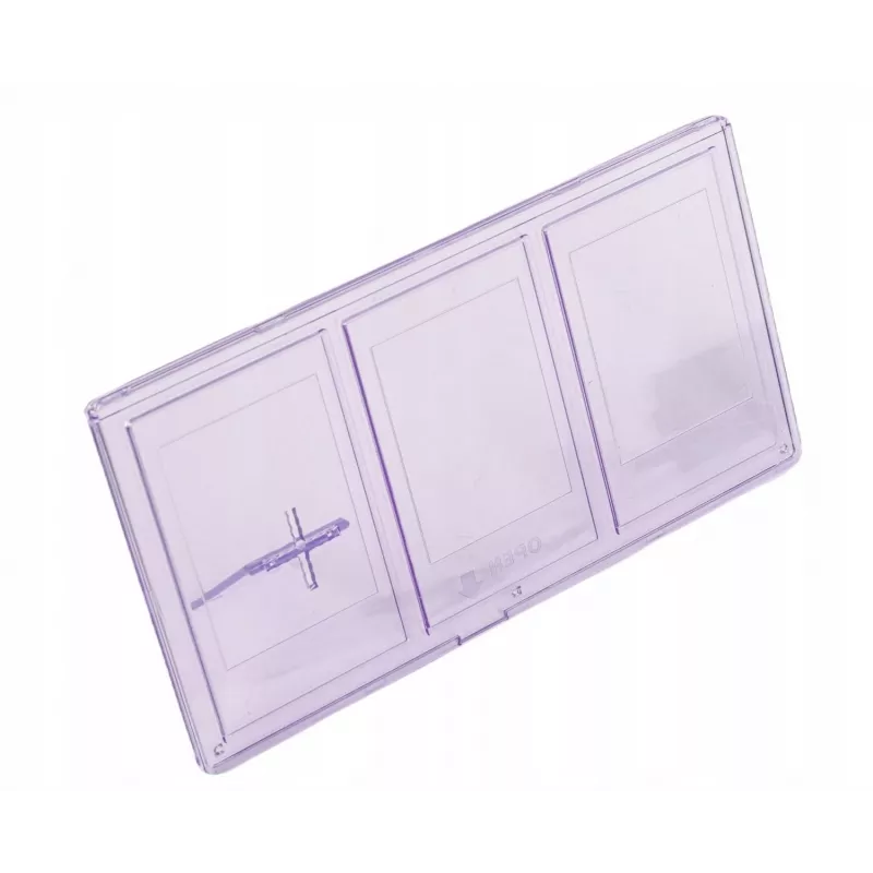 LOVEINSTANT stovimas trigubas nuotraukų rėmelis Instax Mini ir Zink 2x3 colių nuotraukoms – violetinis