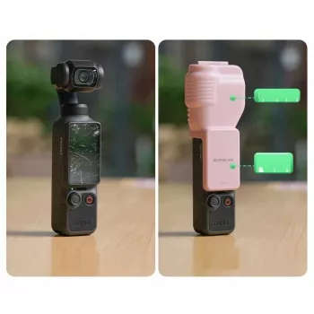 SUNNYLIFE apsauginis dėklas DJI Osmo Pocket 4 – rožinis