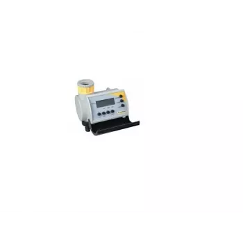 GREENMILL automatinis vandens valdiklis čiaupams 3/4 colio-1 colio | baterijomis maitinamas laistymo laikmatis su LCD, lietaus pauze, IPX4