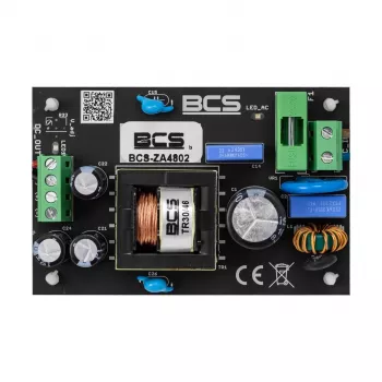 BCS BCS-ZA4802 4 kanalų pasyvus vaizdo balun siųstuvas-imtuvas AHD/TVI/CVI/CVBS per UTP, juodas