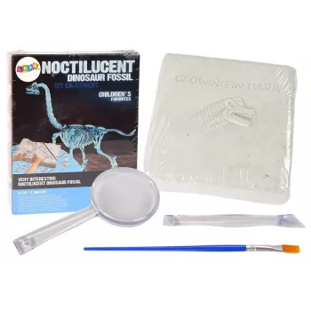 LEAN TOYS Archeologijos kasinėjimų rinkinys Dinozauro skeletas 3D Brachiozauras Holograma