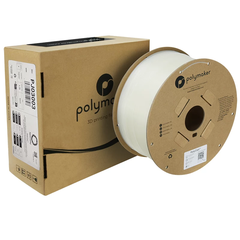 Polymaker PolyCast PVB 3D spausdintuvo gija, 1.75 mm, 3 kg, Natural