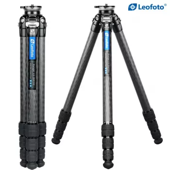 Leofoto LS-284CEX anglies pluošto Ranger tripodas su integruotu niveliavimo pagrindu