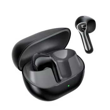 Soundpeats Air6 HS belaidės Bluetooth ausinės su hibridiniu ANC, LDAC, juodos