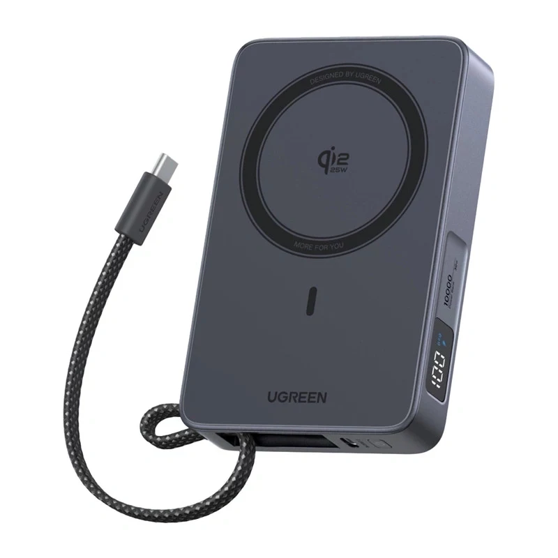 UGREEN PB773 10000 mAh 30W Power Bank pilka