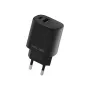 Beline GaN 30W USB-C PD + USB-A QC sieninis įkroviklis, juodas (tik įkroviklis)