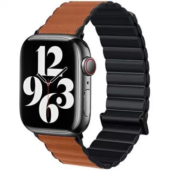 Beline Magnetic Pro Apple Watch dirželis 38/40/41mm juodas/rudas