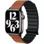 Beline Magnetic Pro Apple Watch dirželis 42/44/45/49 mm juodas/rudas