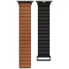 Beline Magnetic Pro Apple Watch dirželis 42/44/45/49 mm juodas/rudas