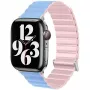 Beline Magnetic Pro dirželis, skirtas Apple Watch 42/44/45/49 mm, rožinis / Siera mėlyna