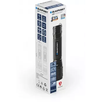 Blaupunkt BT-FL8066 LED žibintuvėlis su zoom funkcija, 1600 lm (BLAUPUNKTBT-FL8066)