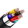 Beline SK193 USB-C į ausis įdedamos ausinės, juodos