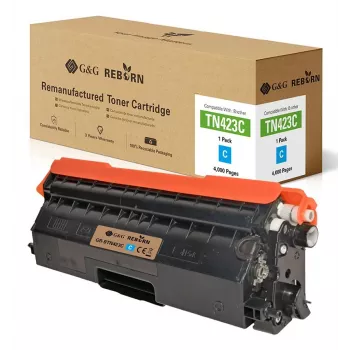 G&G 21189 suderinama mėlyna (cyan) tonerio kasetė Canon i-SENSYS LBP7200Cdn, LBP7210Cdn, LBP7660Cdn, LBP7680Cx, MF8330Cdn, MF8340Cdn, MF8350Cdn, MF8360Cdn, MF8380Cdw, MF8540Cdn, MF8550Cdn, MF8580Cdw (pakeičia CRG-718C)