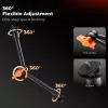 KF Magic Arm Super Clamp tvirtinimo rinkinys su 1/4 colio ir 3/8 colio sriegiais, 15-55mm žnyplėmis, ISO Cold Shoe