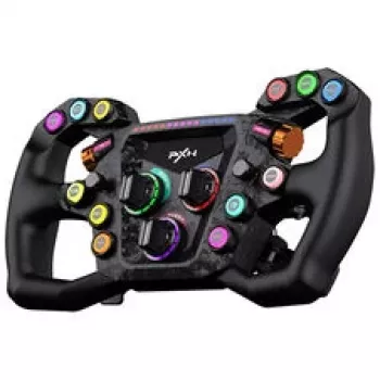 PXN GT ONE vairas su 3 pedalų komplektu ir 6+1 pavarų svirtimi, skirtas PC, PS3, PS4, Xbox One, Xbox Series X/S, Switch