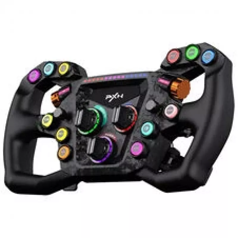 PXN GT ONE vairas su 3 pedalų komplektu ir 6+1 pavarų svirtimi, skirtas PC, PS3, PS4, Xbox One, Xbox Series X/S, Switch