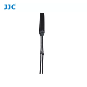 JJC neopreninis kaklo dirželis fotoaparatui, reguliuojamas, juodas