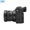 JJC ES-EP21 pakaitinis okuliaras Sony Alpha fotoaparatams – minkštas silikonas, juodos spalvos