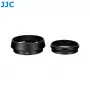JJC LH-JXHALF objektyvo gaubto adapterio žiedas 37 mm filtrams, skirtas Fujifilm XF 27mm F2.8 R WR – juodas
