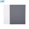 JJC GC Series 2-in-1 fotografijos kalibravimo kortelių rinkinys – 18% pilka kortelė ir baltos spalvos balanso kortelė, 20 x 25 cm, patvarus plastikas, su virvele