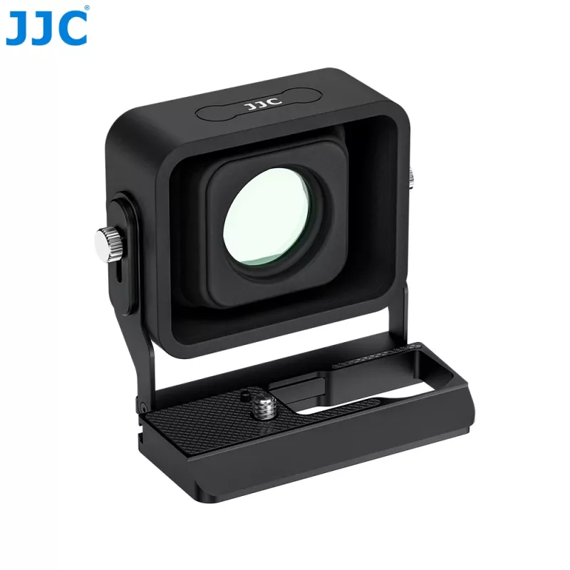 JJC LVF-BF 3x LCD vaizdo ieškiklio lupa, skirta Sigma fp / fp L, su Arca-Swiss greito atleidimo plokštele ir Peak Design Capture Clip V3 suderinamumu (juoda)