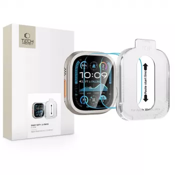 Tech-Protect Easy Set+ ekrano apsauga Apple Watch Ultra 1/2/3 (49 mm), 2 vnt.