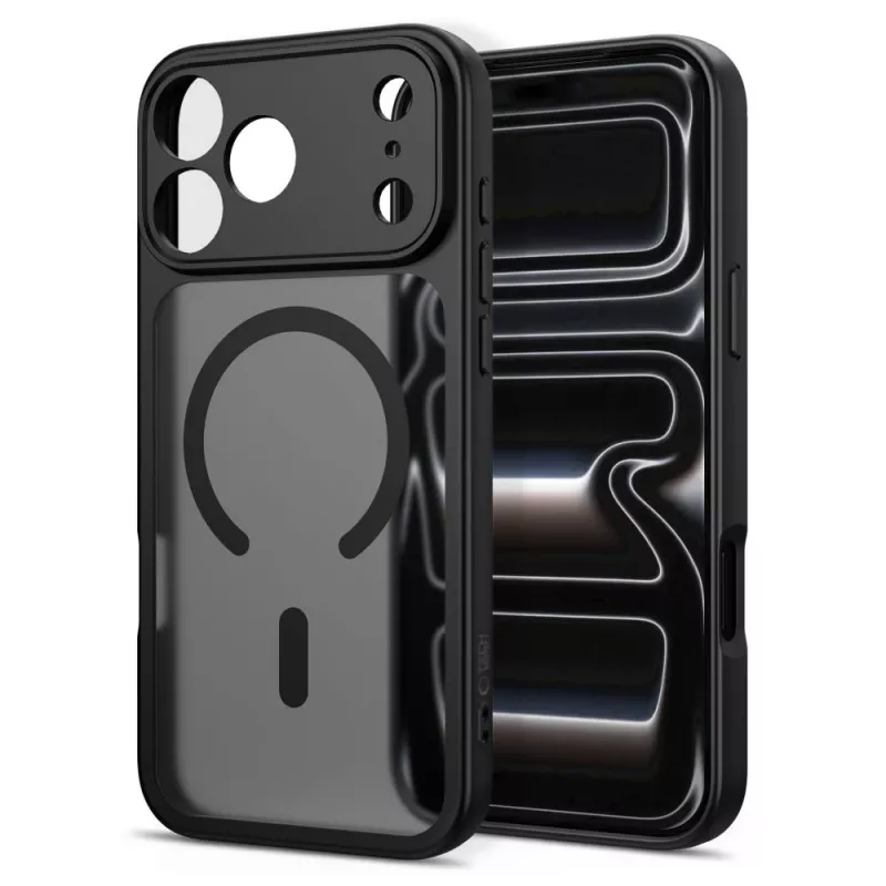 Tech-Protect BasicMag MagSafe dėklas, skirtas iPhone 17 Pro Max / 18 Pro Max – matinė juoda
