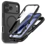 Tech-Protect Defense MagSafe dėklas, skirtas iPhone 17 Pro Max / 18 Pro Max, matinė juoda