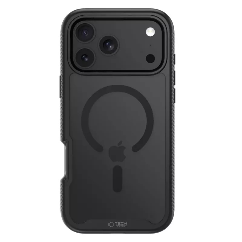 Tech-Protect Defense MagSafe dėklas, skirtas iPhone 17 Pro Max / 18 Pro Max, matinė juoda