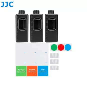JJC 3 vnt. 1L HDPE cheminės talpyklės tamsiam kambariui