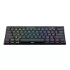 REDRAGON Horus Mini 61 klavišų trijų režimų RGB žemo profilio mechaninė žaidimų klaviatūra - juoda