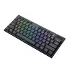 REDRAGON Horus Mini 61 klavišų trijų režimų RGB žemo profilio mechaninė žaidimų klaviatūra - juoda
