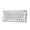 Redragon K632 HORUS Mini 60% RGB laidinis žaidimų klaviatūra - balta