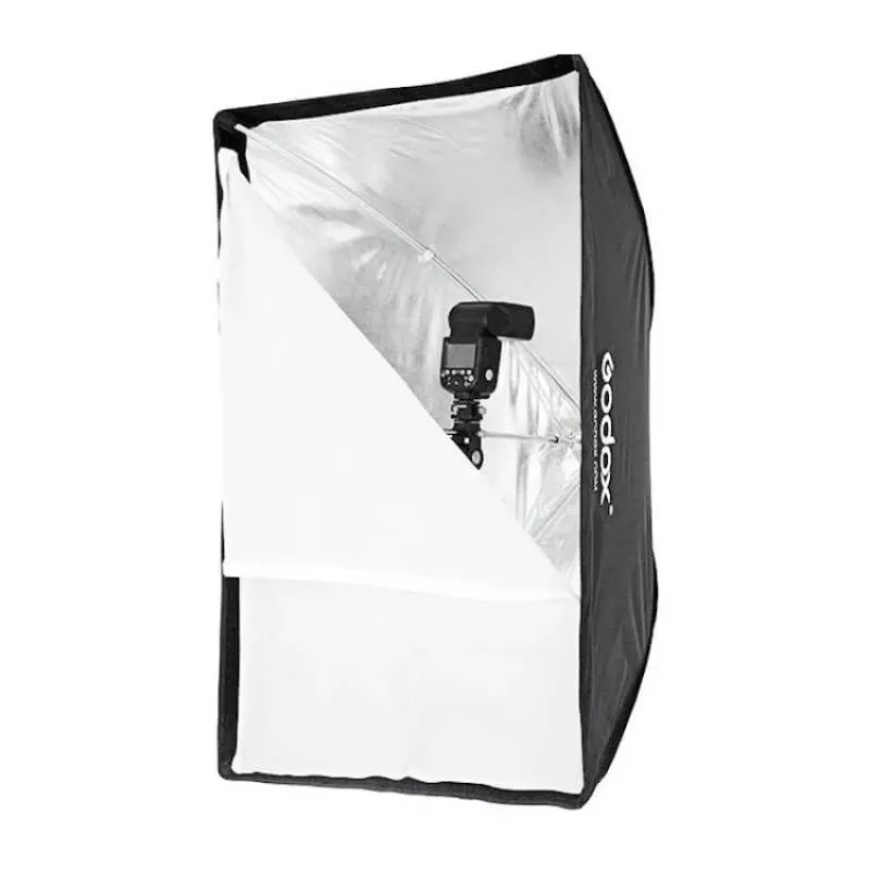 Godox SB-GUBW6060 60x60 cm skėčio tipo softbox su korytine grotelėmis, Bowens laikiklis
