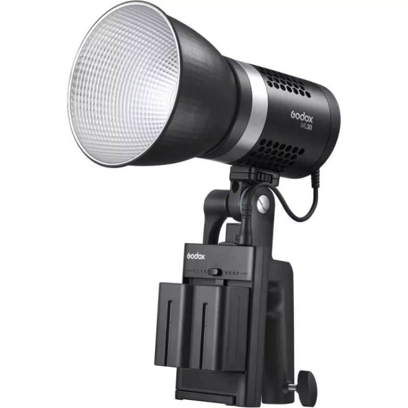 Godox ML30 30W COB LED monolight dienos šviesos 5600K CRI 96+ TLCI 97+ su Bluetooth programėlės valdymu