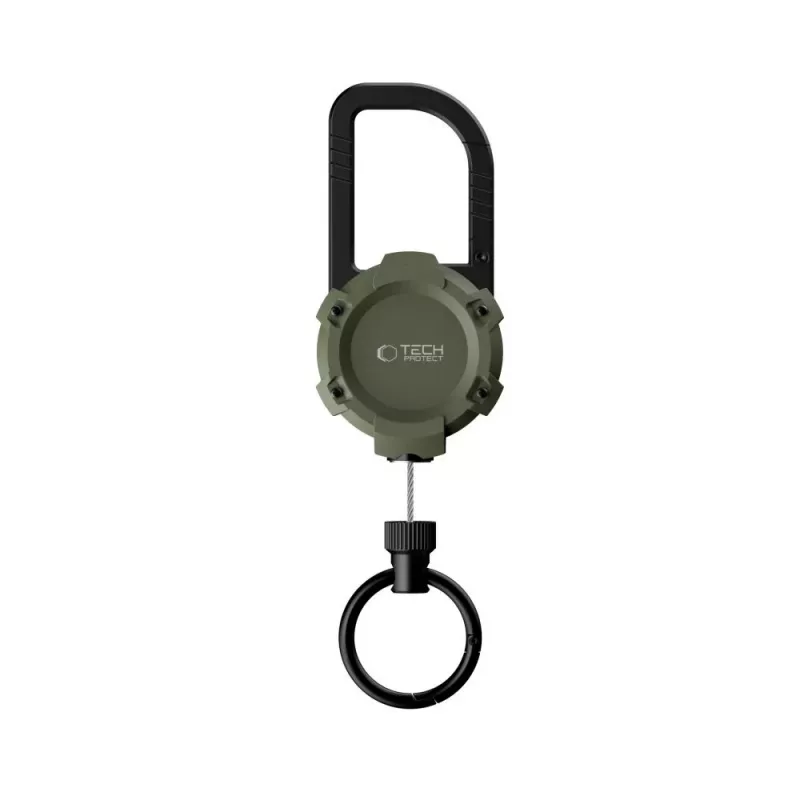 TECH-PROTECT ATH03 Urbanloop apsauginis laikiklis Apple AirTag – karinė žalia