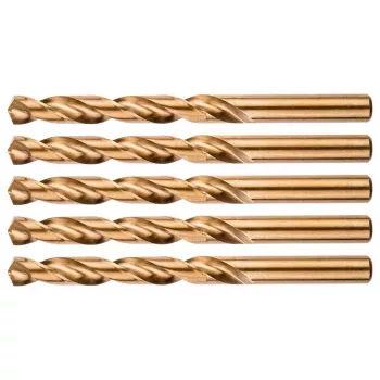NEO TOOLS HSS-Co 10,5 mm kobalto grąžtų rinkinys metalo gręžimui, 5 vnt.