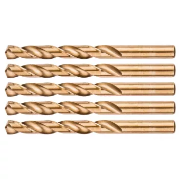 NEO TOOLS HSS-Co 12,0 mm kobalto grąžtai metalui, 5 vnt. (DIN 338, 135° kūgio galandimas)